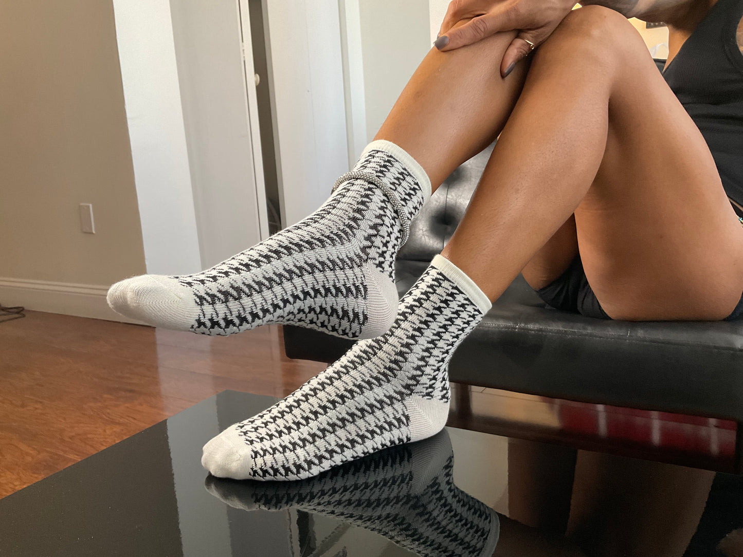 Houndstooth Socks