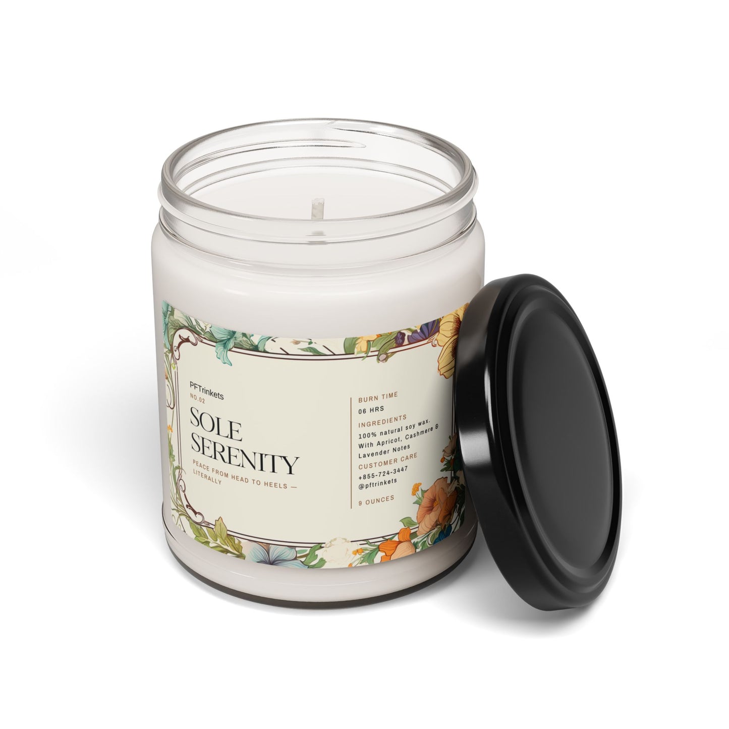 Sole Serenity White Sage & Lavender Candle