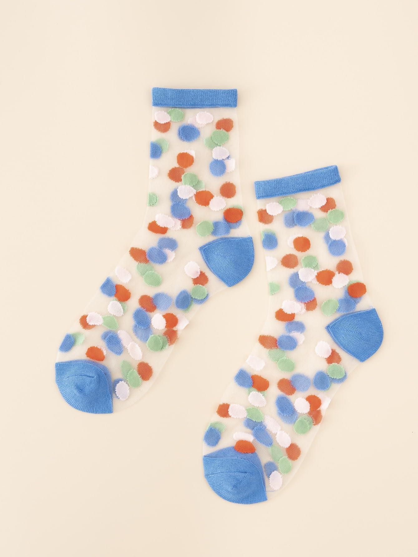 ✨ 5-Pair — Multicolor Crew Set ✨