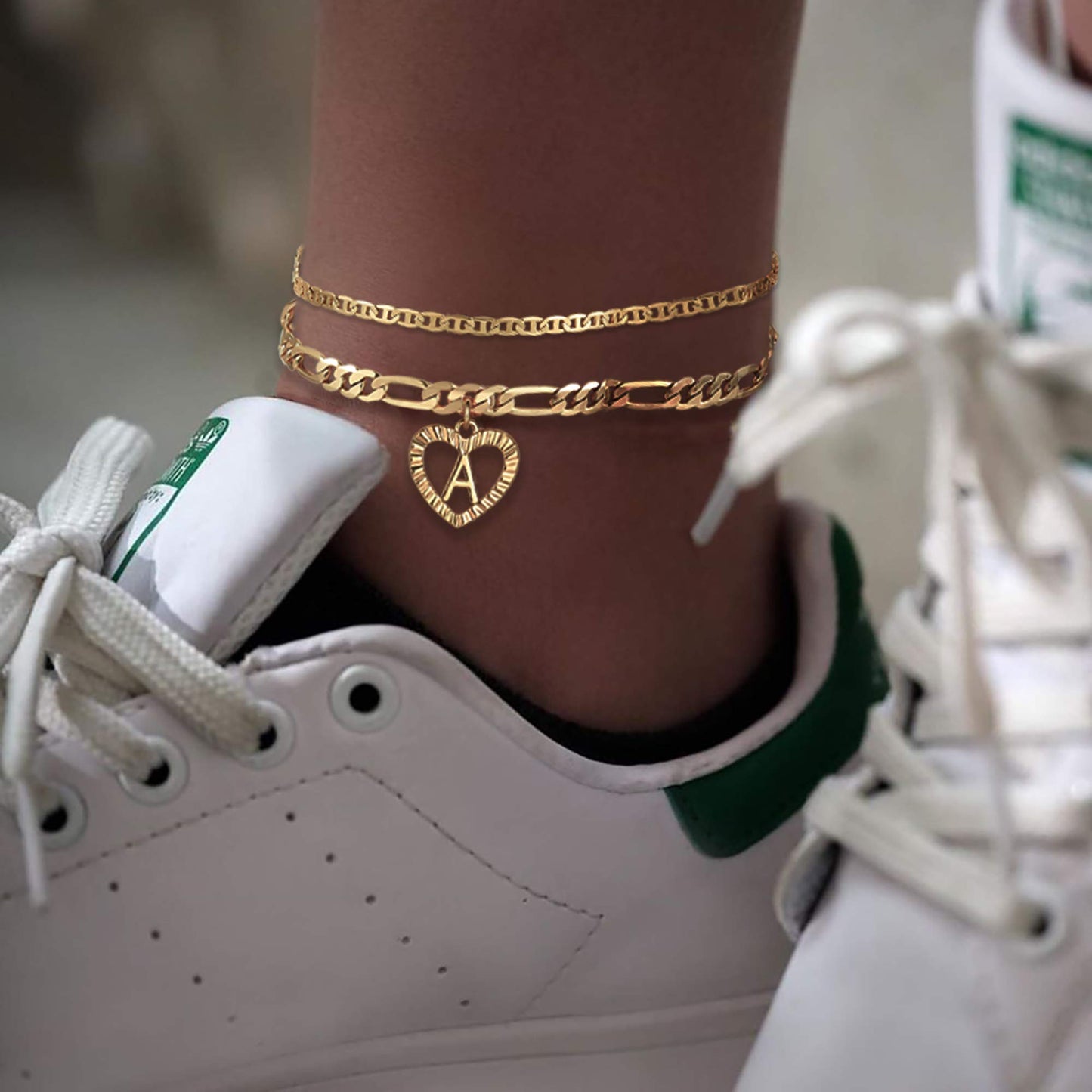 Initial Ankle Bracelets