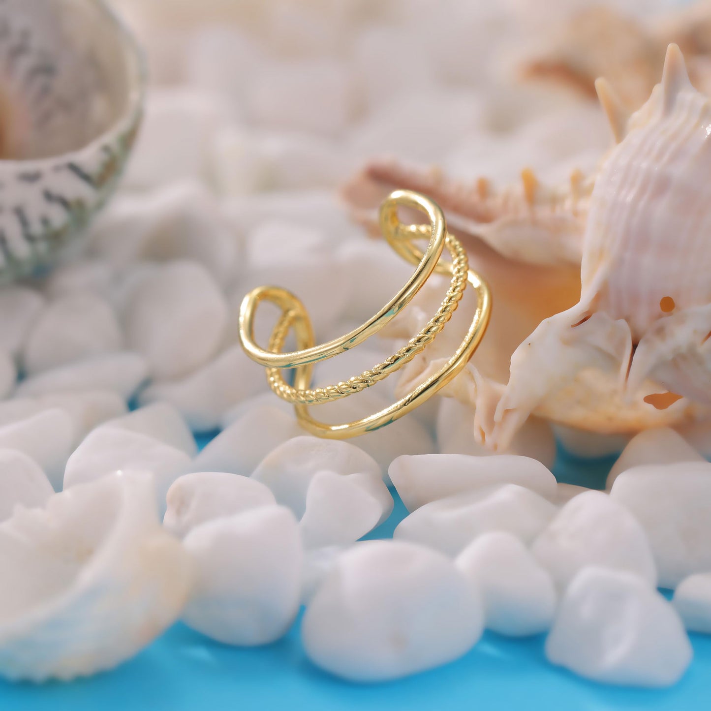 ✨Triple Band Toe Ring✨