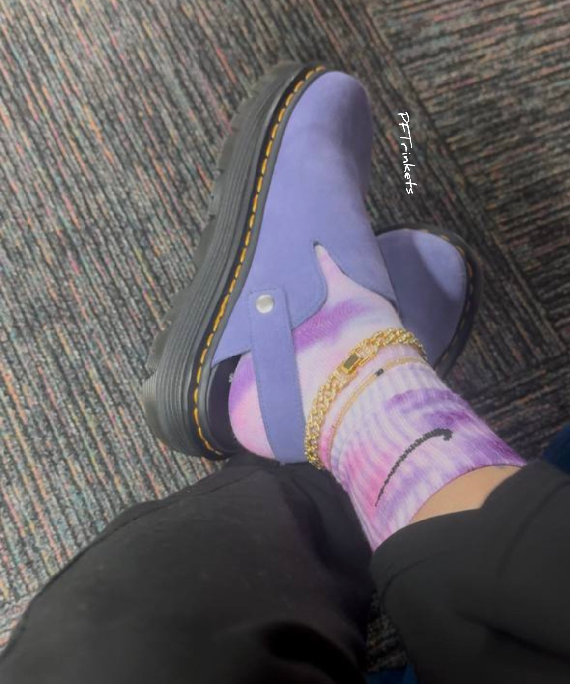 TyeDye Socks With That Check On Them