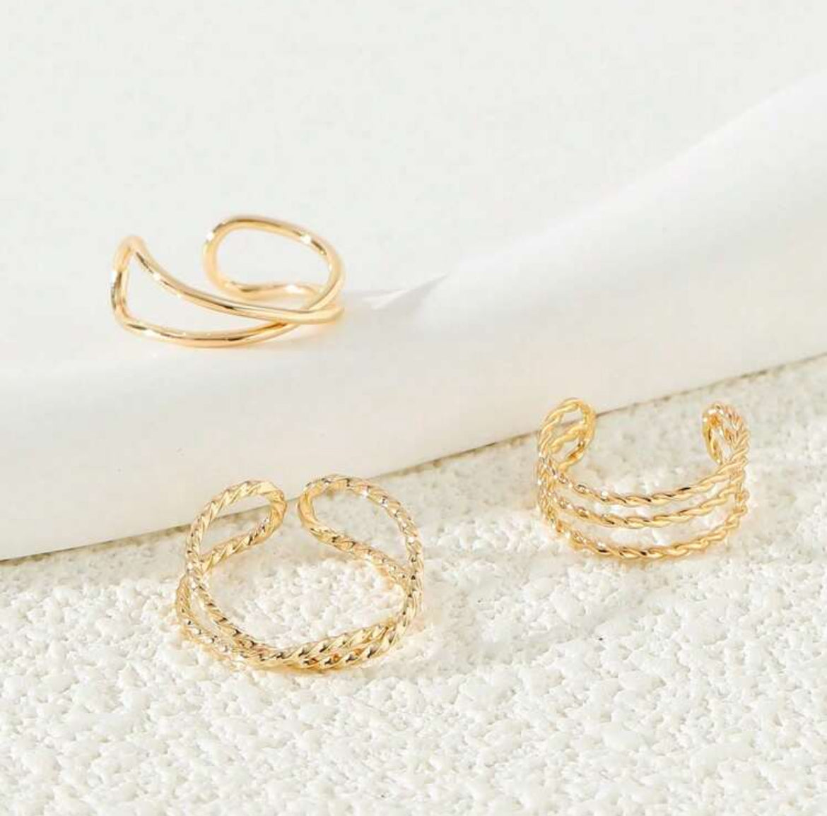 Quiet Steps Toe Ring Set