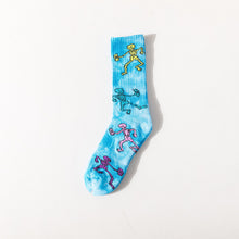 Load image into Gallery viewer, Tie-Dye Skull Socks
