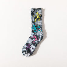 Load image into Gallery viewer, Tie-Dye Skull Socks
