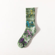 Load image into Gallery viewer, Tie-Dye Skull Socks
