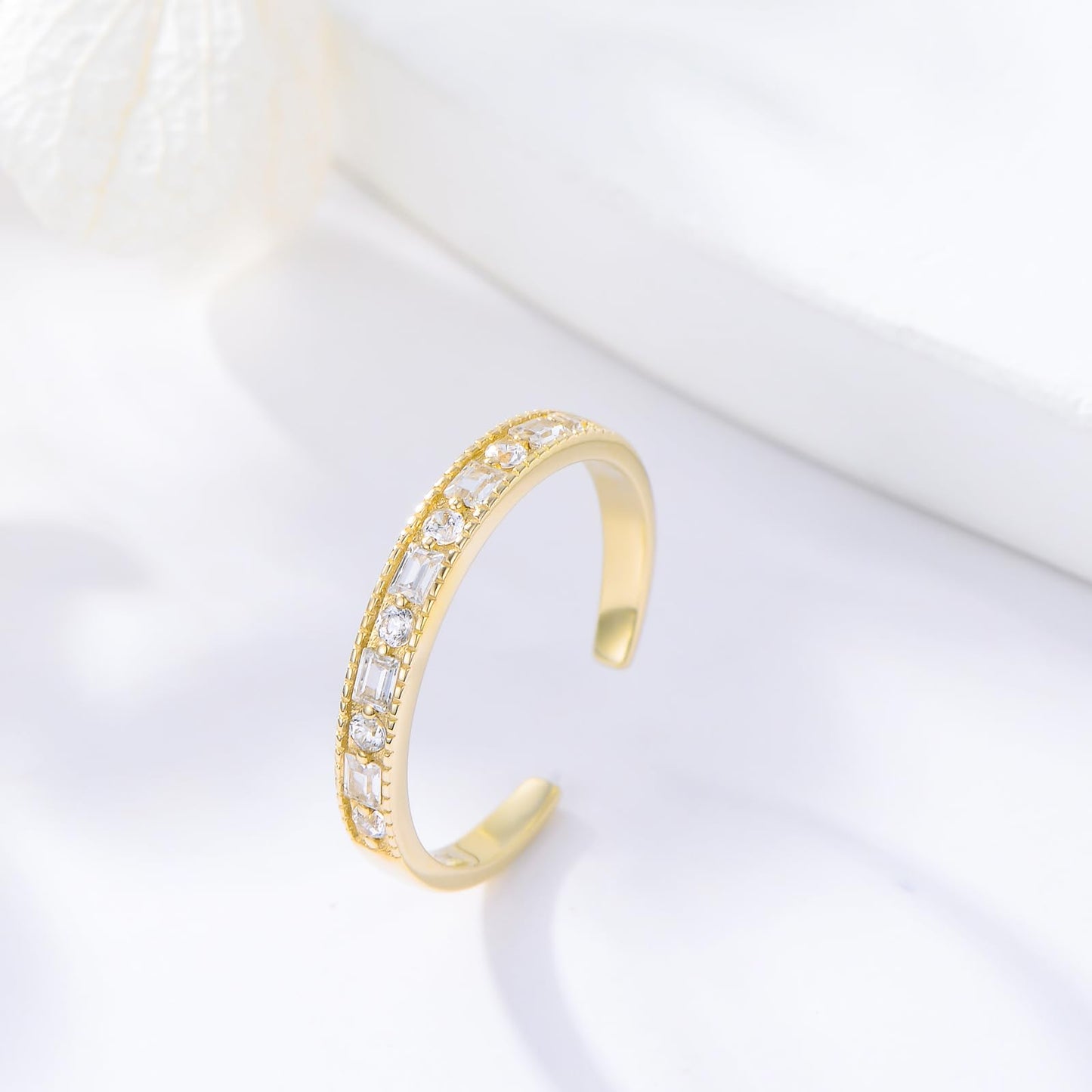 10K Yellow Gold Adjustable Toe Ring