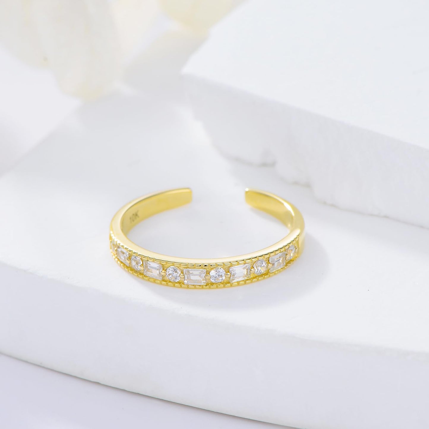 10K Yellow Gold Adjustable Toe Ring