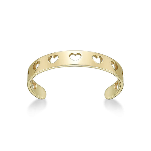 ✨10K Yellow Gold Heart Cutout Toe Ring ✨