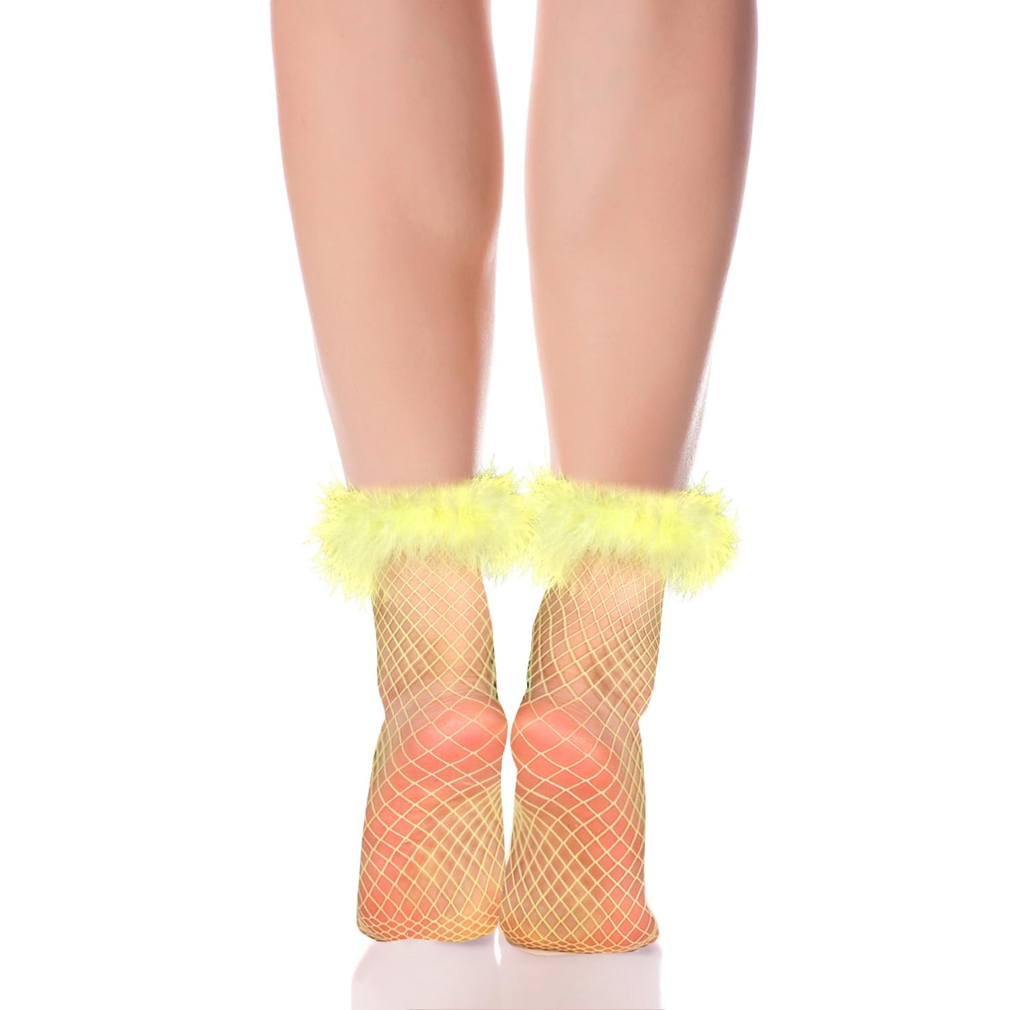 Pretty Frilly Yellow Socks