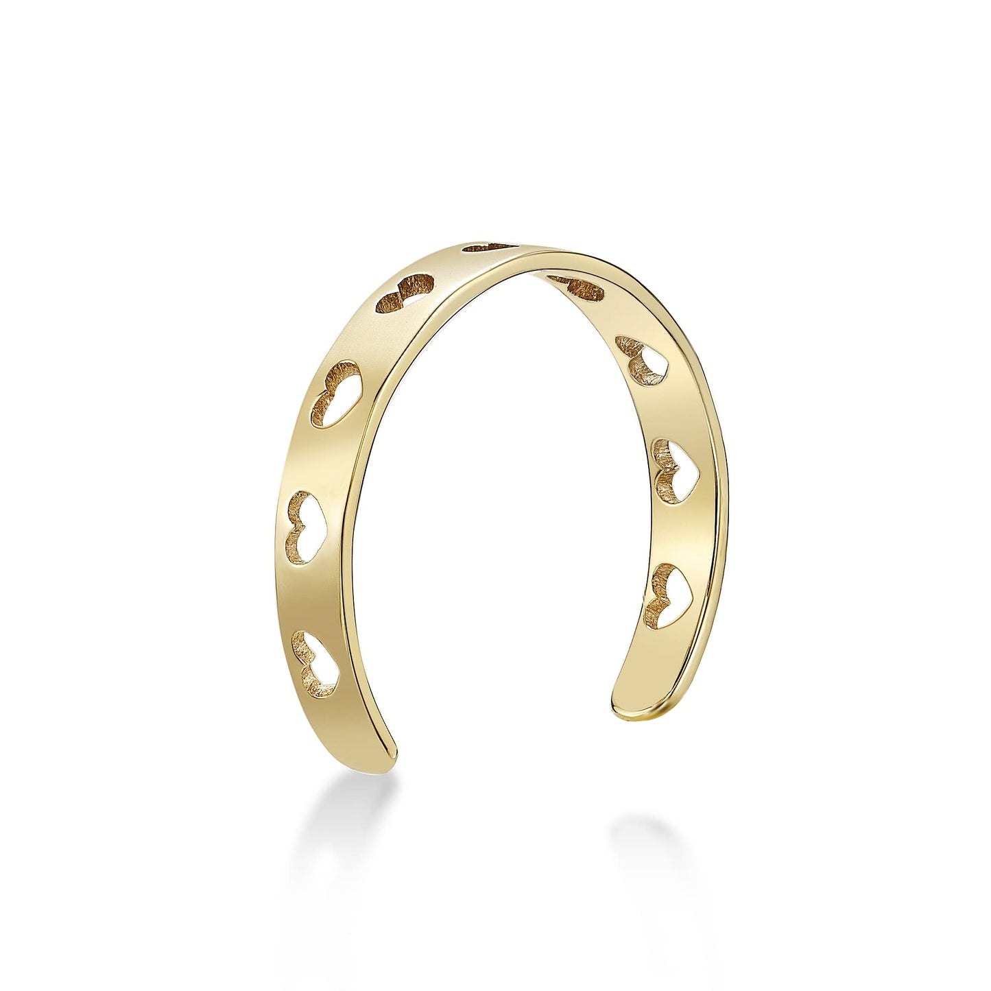 ✨10K Yellow Gold Heart Cutout Toe Ring ✨