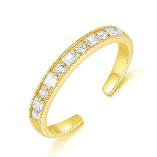 10K Yellow Gold Adjustable Toe Ring