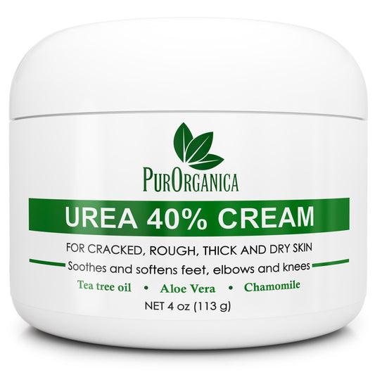PurOrganica Urea 40 % Foot Cream — Maximum Repair for Rough Skin