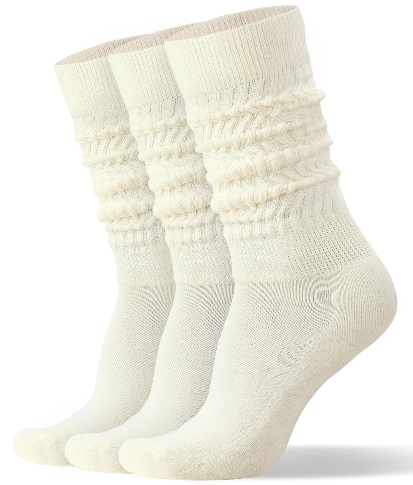 ✨Beige Slouch Sock Scrunch✨