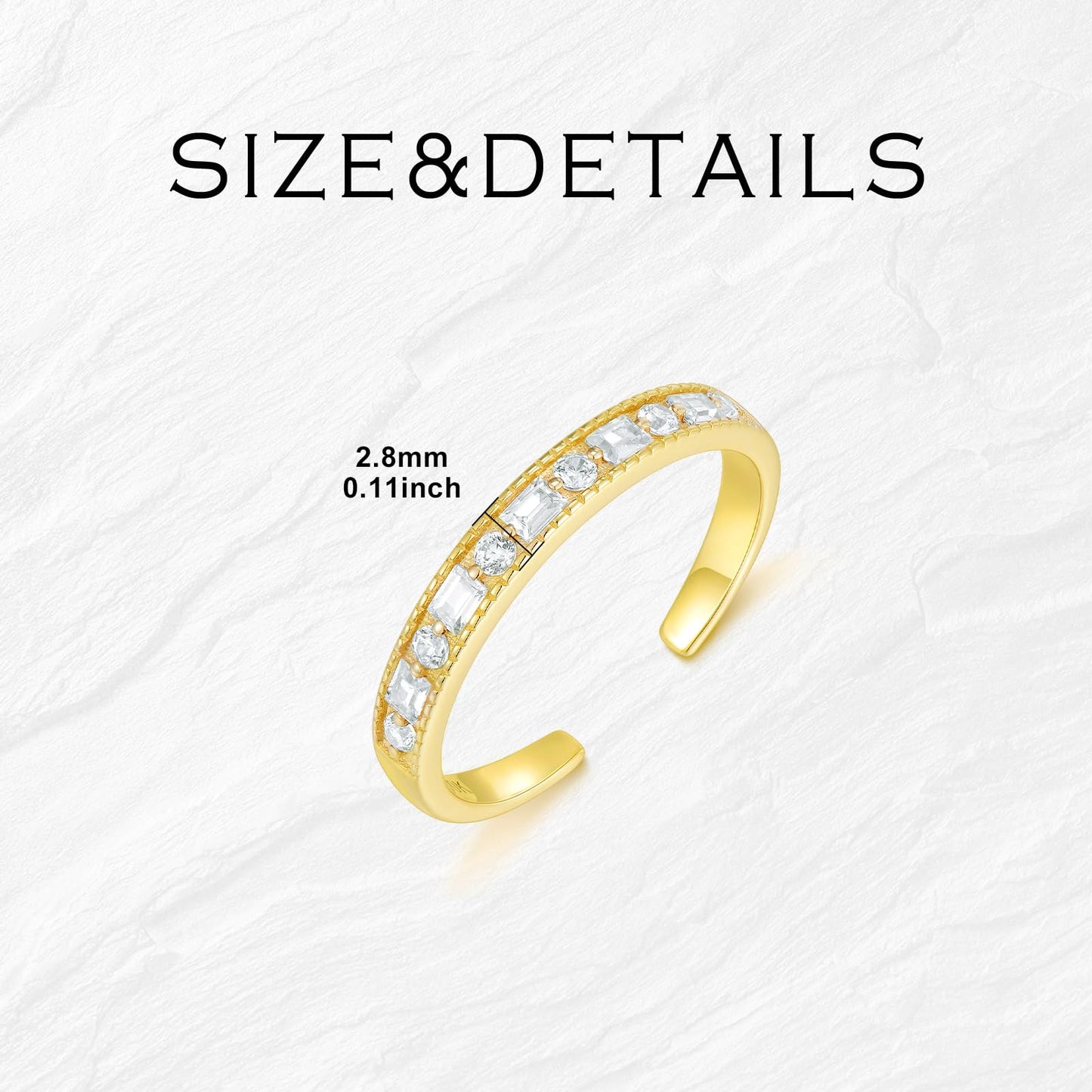 10K Yellow Gold Adjustable Toe Ring
