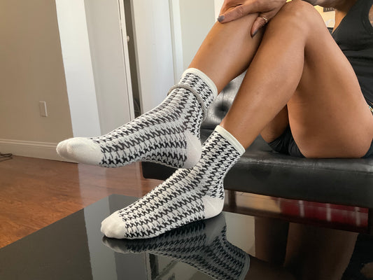 Houndstooth Socks