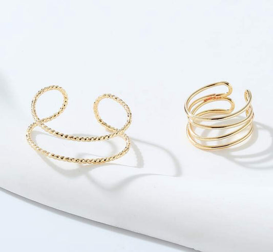 Big Boundaries Toe Ring Set