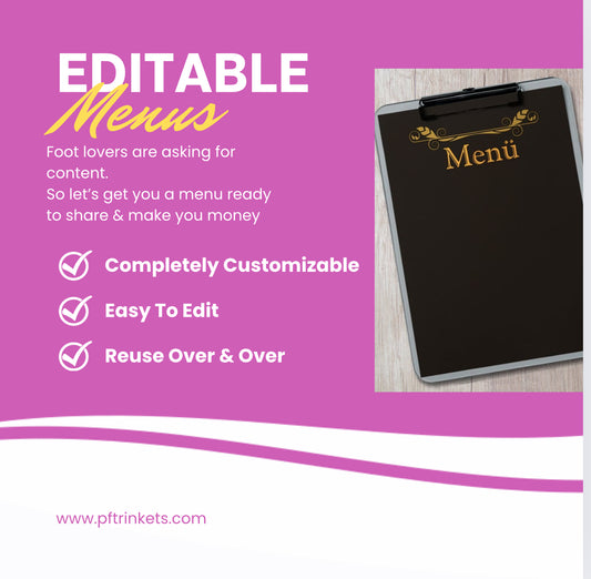 Make Your Own Menu