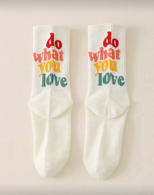 Do What You Love Crew Socks