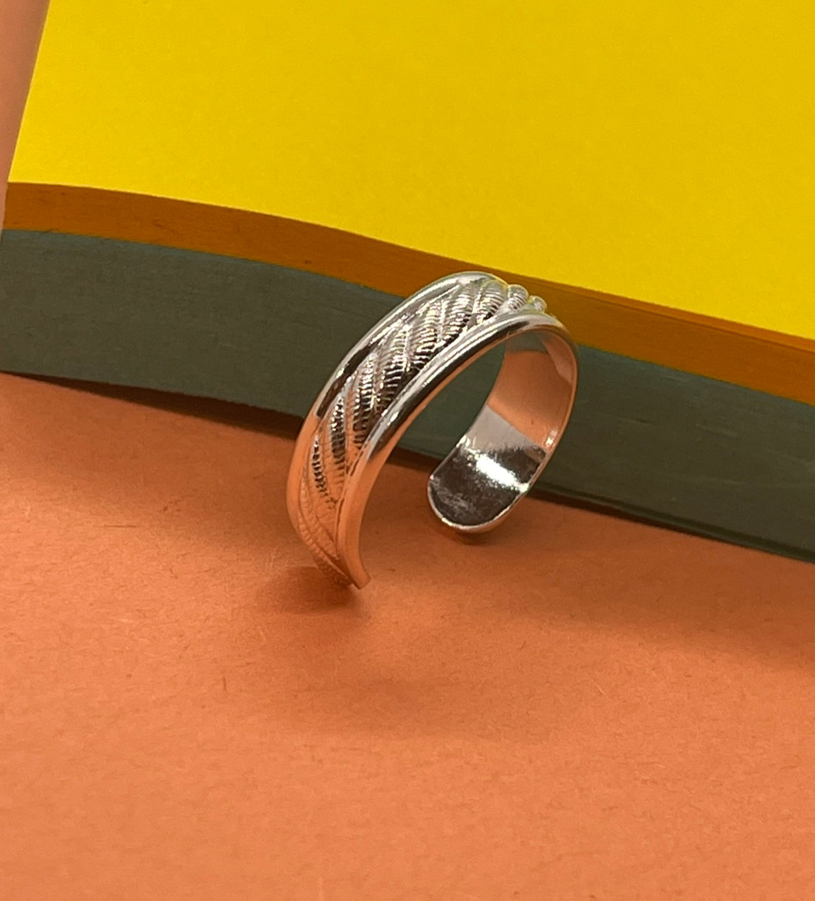 Silver Strength Toe Ring