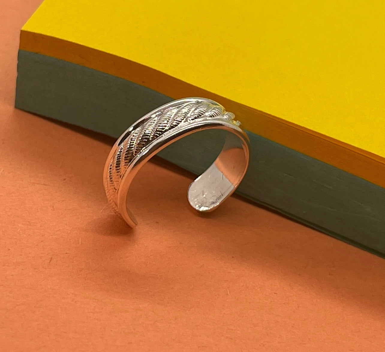 Silver Strength Toe Ring